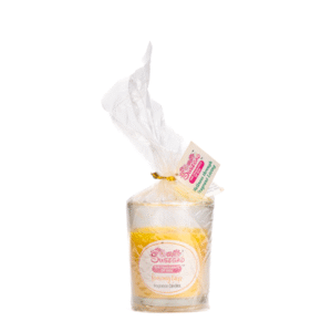Lemongrass - Round Shot Glass Fragrance Candle
