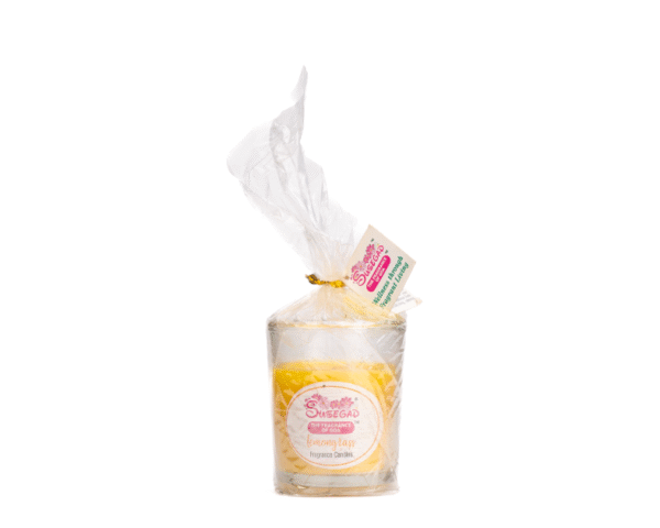 Lemongrass - Round Shot Glass Fragrance Candle